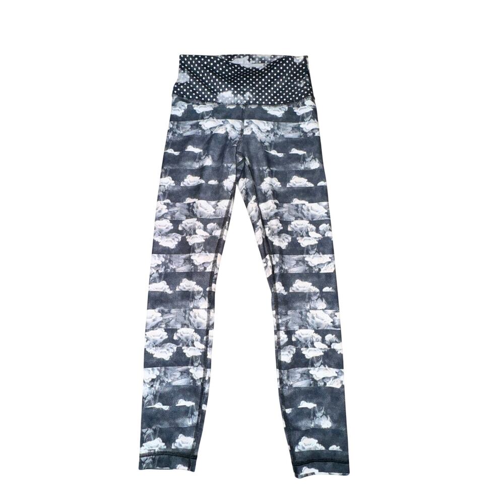 Lululemon High Times Pant Women's Size 6 Dream Rose Stripe Neutral Blush Black